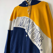 Navy White Yellow Michigan Hoodie Men's Large