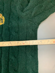 Green Ralph Lauren Cable Knit Sweater Men's S/M