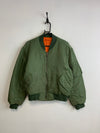 Green Bomber MA-1 Jacket Men's Large