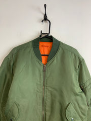 Green Bomber MA-1 Jacket Men's Large