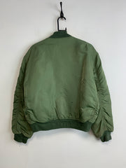 Green Bomber MA-1 Jacket Men's Large