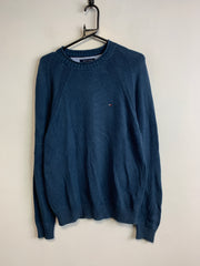 Blue Tommy Hilfiger Knitwear Sweater Men's Small