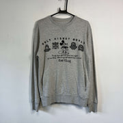 Grey Disney Graphic Sweatshirt Medium