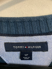 Blue Tommy Hilfiger Knitwear Sweater Men's Small