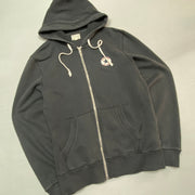 Black Converse zip up Hoodie Men's Large