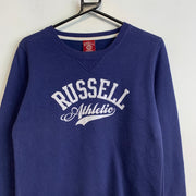 Navy Russell Athletic Sweatshirt Women's Medium