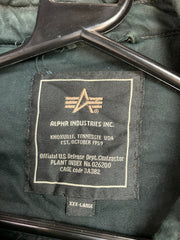 Petrol Green Alpha Industries Inc. Workwear Jacket Men's XXXL