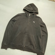 Black Puma zip up Hoodie Women's XL