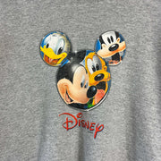 Grey Vintage Disney Sweatshirt Large