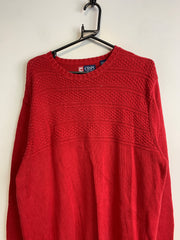 Red Chaps Knitwear Sweater Men's Large