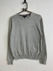 Grey Tommy Hilfiger Jumper Men's Small