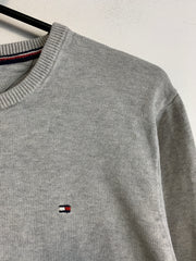 Grey Tommy Hilfiger Jumper Men's Small