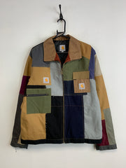 Reworked Multi-colour Carhartt Jacket Men's Large