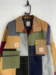 Reworked Multi-colour Carhartt Jacket Men's Large