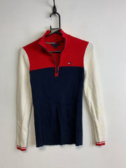 Navy Red White tommy Hilfiger Jumper Women's Small