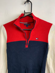 Navy Red White tommy Hilfiger Jumper Women's Small