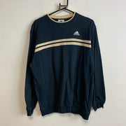 Vintage 90s Navy Adidas Sweatshirt Men's Small