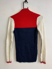 Navy Red White tommy Hilfiger Jumper Women's Small