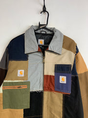 Reworked Multi-colour Carhartt Jacket Men's Large