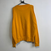 Yellow Embroidery Sweatshirt Men's XL