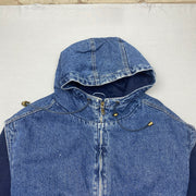 Blue Faded Glory Denim Jacket Men's Large