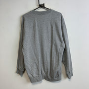 Grey Embroider Sweatshirt Men's Large