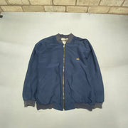 Navy Lacoste Bomber Jacket Men's Large