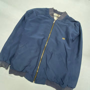 Navy Lacoste Bomber Jacket Men's Large