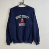 Navy Walt Disney Sweatshirt Men's Small