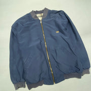 Navy Lacoste Bomber Jacket Men's Large