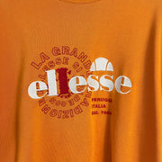 Vintage Orange Ellesse Sweatshirt Womens Medium