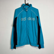 Blue Adidas Windbreaker Jacket Medium y2k