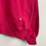 Vintage Pink Russell Athletic Blank Sweatshirt Men's Large