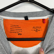 Grey Alpha Industries Sweatshirt Medium