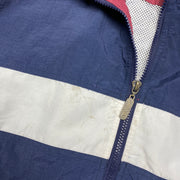 Vintage Navy Red White Windbreaker Men's Large