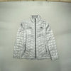 Silver North Face Jacket Women's Small