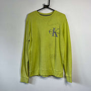 Green Calvin Klein Sweatshirt Medium