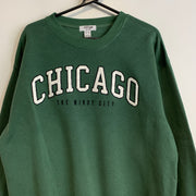 Green Chicago Sweatshirt Men's Medium