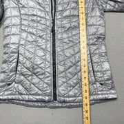 Silver North Face Jacket Women's Small