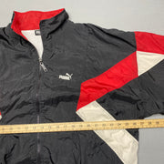 Black and Red Puma Windbreaker Men's XL