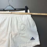 Vintage 90s White Adidas Sport Shorts Men's Medium