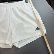 Vintage 90s White Adidas Sport Shorts Men's Medium