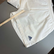 Vintage 90s White Adidas Sport Shorts Men's Medium