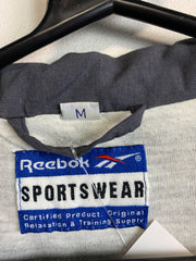 Grey and Blue Reebok Windbreaker Vest Mem's Medium