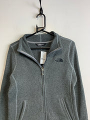 Grey North Face Fleece Jacket Women's Medium