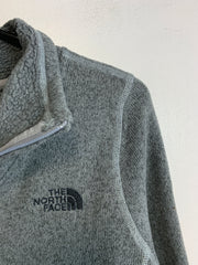 Grey North Face Fleece Jacket Women's Medium