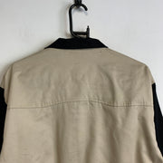 Black and Cream Harrington Jacket Men's Medium