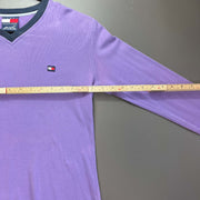 Purple Tommy Hilfiger Sweatshirt Womens Medium