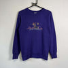 Vintage Purple New Jersey Motif Sweatshirt Medium