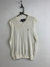 White Ralph Lauren Sleeveless Jumper Men's Large